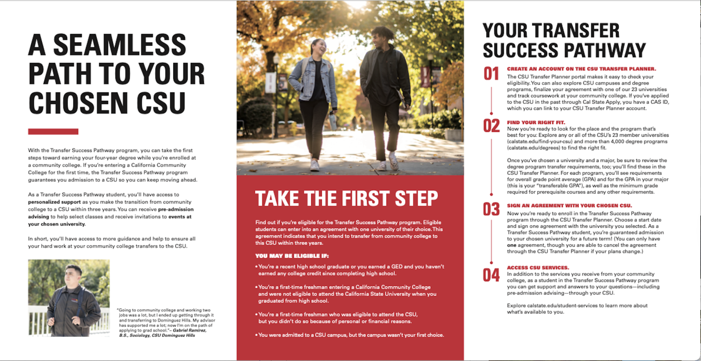 CSU Transfer Success Pathway 2