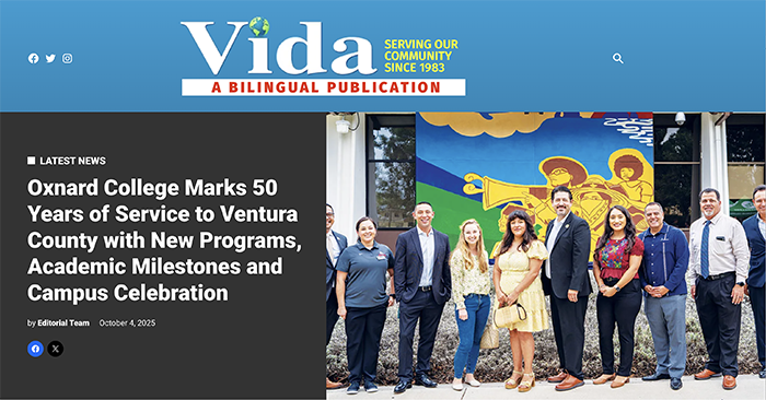 Vida Article Header from October 4, 2025