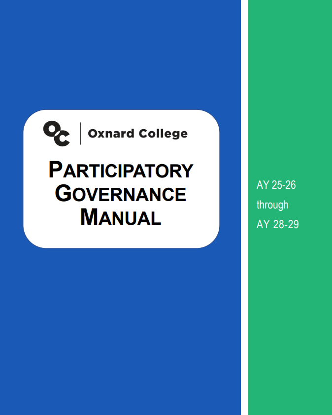 Participatory Governance Manual - AY 25 to 26 through AY 28 to 29