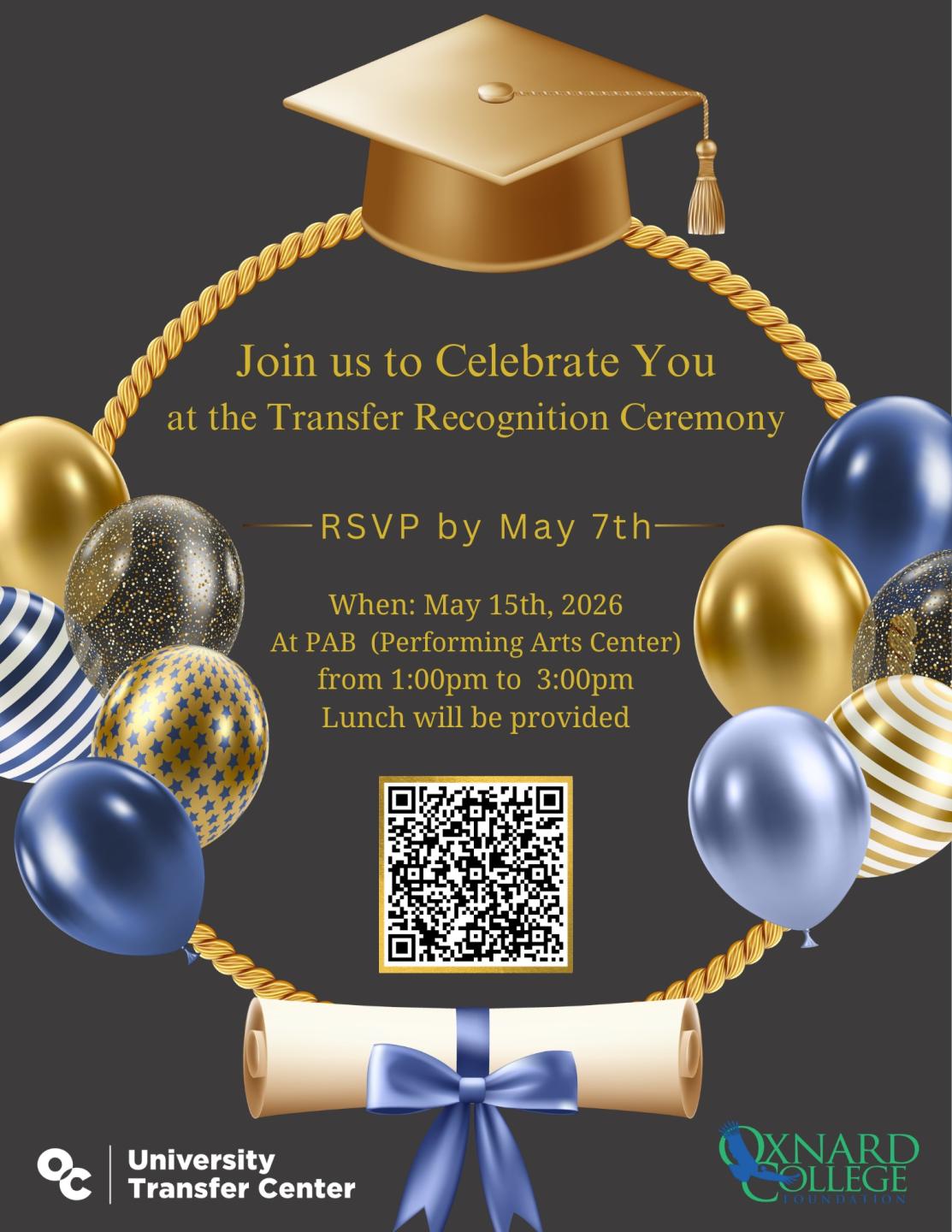 Transfer Recognition Ceremony RSVP