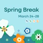 "Spring Break. No classes in session March 24-28." "Spring Break. No classes in session March 24-28."
