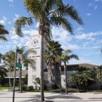 A view of the bell tower at Oxnard College.