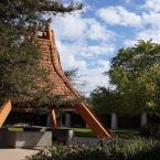 Gazebo in the liberal arts area of Oxnard College campus.