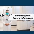 female Dental Hygiene student standing in lab with scrubs uniform and face shield