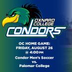 OC Men’s Soccer (Home Game) vs. Palomar College