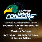 Western State Conference North: OC Women’s Basketball vs. Ventura College