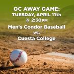 Men’s Baseball: OC Condors vs. Cuesta College