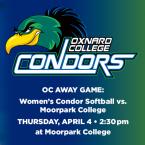 Women’s Softball: OC Condors (Away Game) vs. Moorpark College