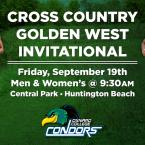 Men’s and Women’s Cross Country Golden West Invitational – Away Event