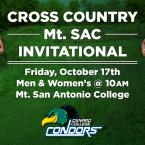 Men’s and Women’s Cross Country Mt. SAC Invitational – Away Event