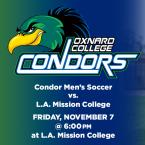 Men’s Soccer: OC Condors vs. L.A. Mission College (Away Game)