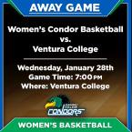 OC Women’s Basketball vs. Ventura College (Away Game)
