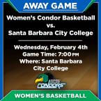 OC Women’s Basketball vs. Santa Barbara City College (Away Game) 