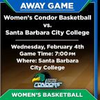 OC Women’s Basketball vs. Santa Barbara City College (Away Game)