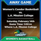 OC Women’s Basketball vs. L.A. Mission College (Away Game)
