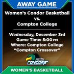 OC Women’s Basketball vs. Compton College (Away Game – Crossover)