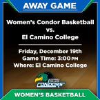 OC Women’s Basketball vs. El Camino College (Away Game)
