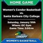OC Women’s Basketball vs. Santa Barbara City College (Home Game) 