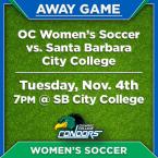 Women’s Soccer: OC Condors vs. Santa Barbara City College
