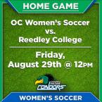 OC Women’s Soccer (Home Game) vs. Reedley College