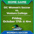 OC Women’s Soccer (Home Game) vs. Ventura College