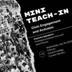 Mini Teach-In on Civic Engagement and Activism