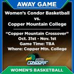 OC Women’s Basketball vs. Copper Mountain College (Away Game – Copper Mountain Crossover)