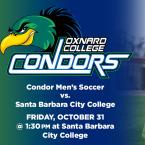 Men’s Soccer: OC Condors vs. Santa Barbara City College (Away Game)