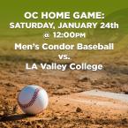 Men’s Baseball: OC Condors (Home Game) vs. L.A. Valley College