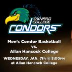 OC Men’s Basketball vs. Allan Hancock College (Away Game)