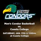 OC Men’s Basketball vs. Cuesta College (Away Game)