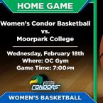 OC Women’s Basketball vs. Moorpark College (Home Game) 