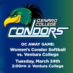 Women’s Softball: OC Condors (Away Game) vs. Ventura College