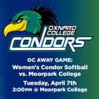Women’s Softball: OC Condors (Away Game) vs. Moorpark College
