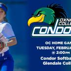 Women’s Softball: OC Condors (Home Game) vs. Glendale College 