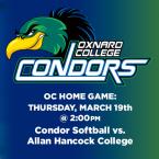 Women’s Softball: OC Condors (Home Game) vs. Allan Hancock College 