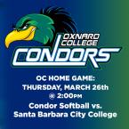 Women’s Softball: OC Condors (Home Game) vs. Santa Barbara City College 