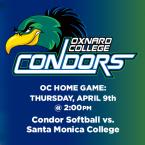 Women’s Softball: OC Condors (Home Game) vs. Santa Monica College