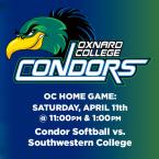 Women’s Softball: OC Condors (Home Game) vs. Southwestern College