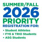 April 17: Summer/Fall 2026 Priority Registration (Phase II Begins)
