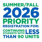 April 20: Summer/Fall 2026 Priority Registration (Phase III Begins)