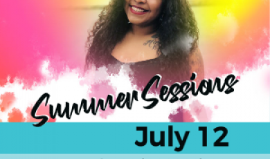 District alumni and text that reads: Summer Sessions July 12