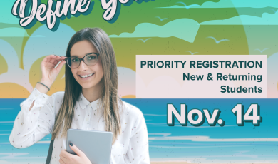 Define your future; Priority Registration for New &amp;amp; 