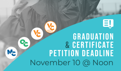 Graduation &amp;amp; Certificate Petition Deadline: November