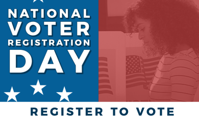 National Voter Registration Day; Register to Vote at Registe