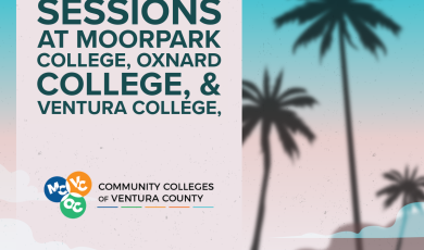 Promotional graphic for summer sessions at the Community Col
