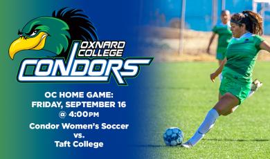 OC Women’s Soccer (Home Game) vs. Taft College