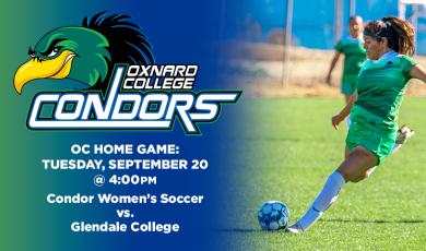 OC Women’s Soccer (Home Game) vs. Glendale College