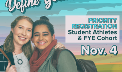 Priority registration: student athletes and FYE 