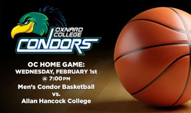 OC Men’s Basketball (Home Game) vs. Allan Hancock College